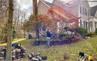 Retaining wall demo