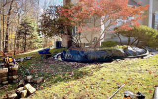 Retaining wall demo